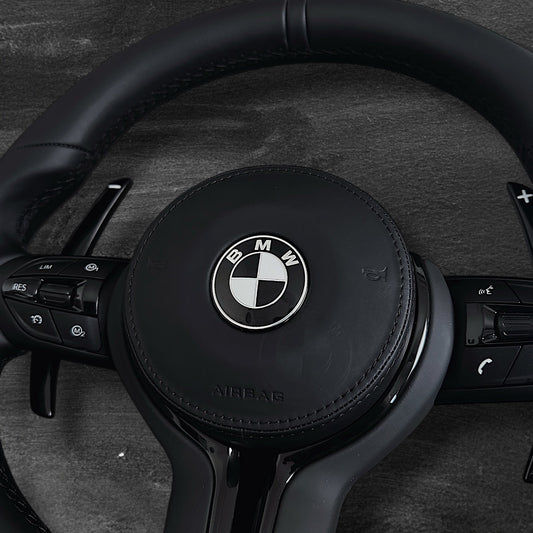 BMW F-Serie Skinn Ratt m/ Hel-Sorte Detaljer