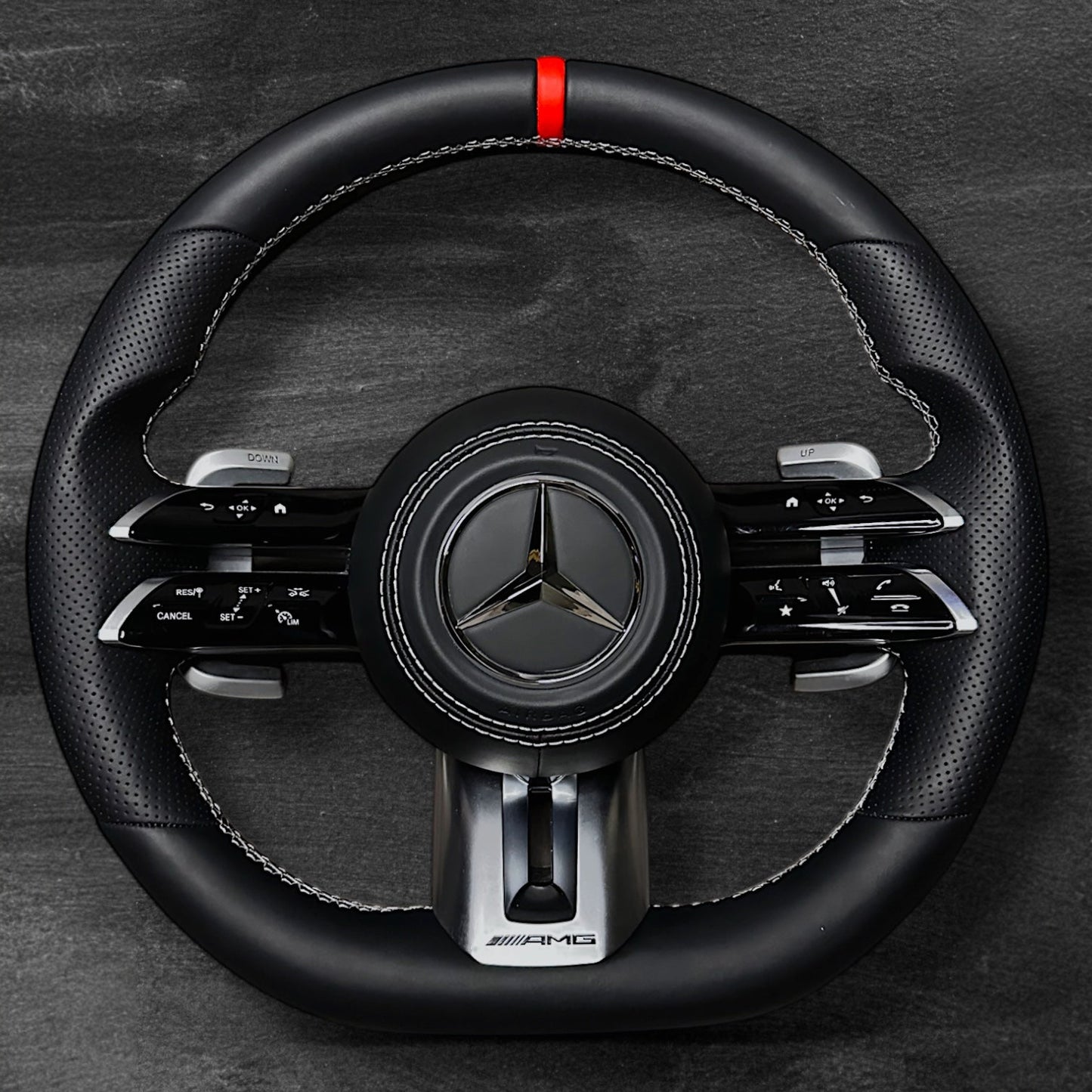 Mercedes AMG Dragonfly Ratt - Nappa Skinn & Perforert Skinn