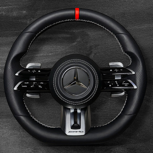 Mercedes AMG Dragonfly Ratt - Nappa Skinn & Perforert Skinn