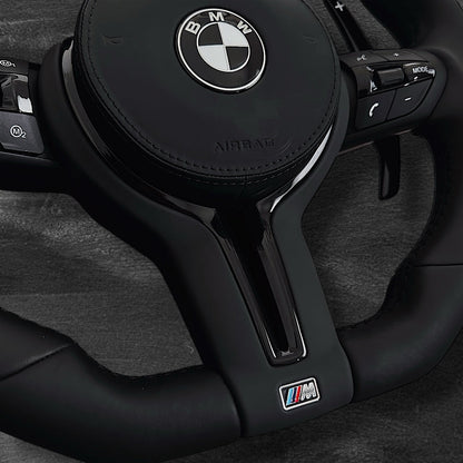 BMW F-Serie Skinn Ratt m/ Hel-Sorte Detaljer
