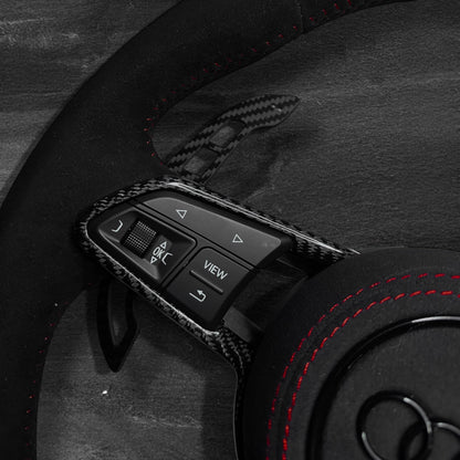 Audi TT/R8 Ratt - Alcantara m/ Carbon Deksel