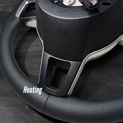 Porsche 2015-2023 Leather Steering Wheel - OEM Look