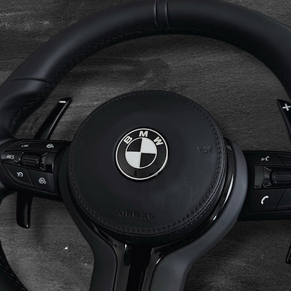 BMW F-Serie Skinn Ratt m/ Hel-Sorte Detaljer