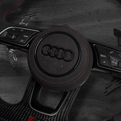 Audi RS B9 Carbon/Alcantara ratt m/ Rød Detaljer