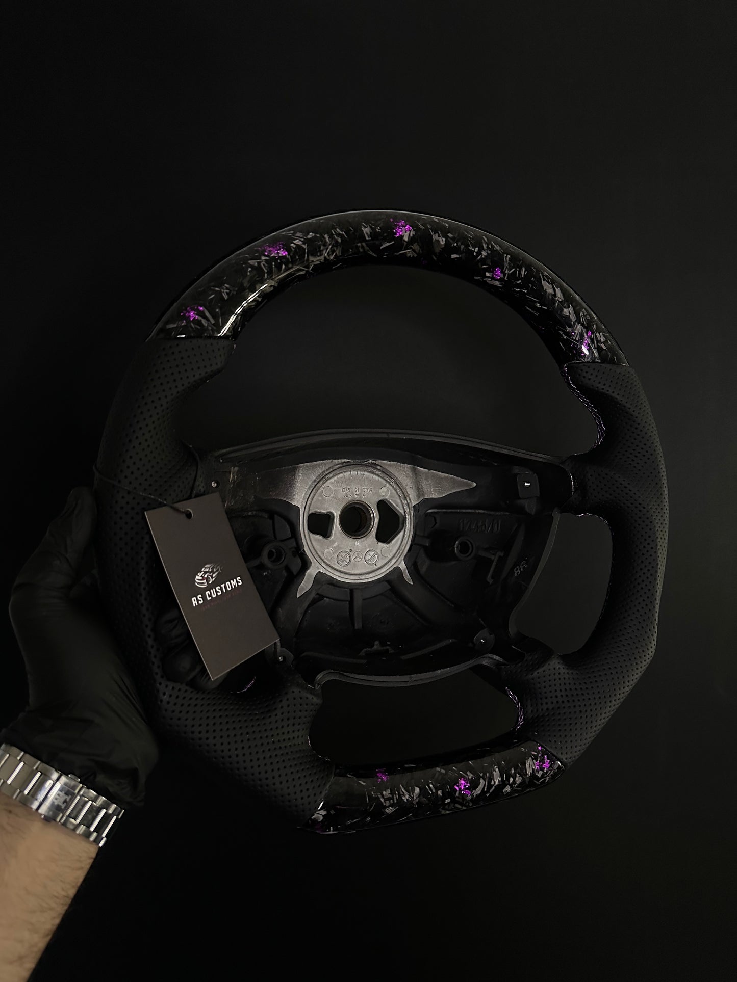 Mercedes-Benz AMG Steering Wheel - Alcantara with Gloss Black accents