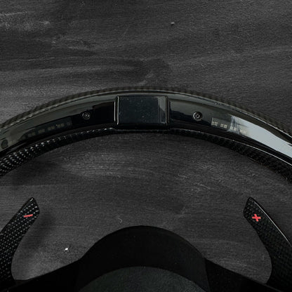 Audi R8 Carbon/Alcantara Ratt m/ RPM Skjerm & Ekstra Knapper