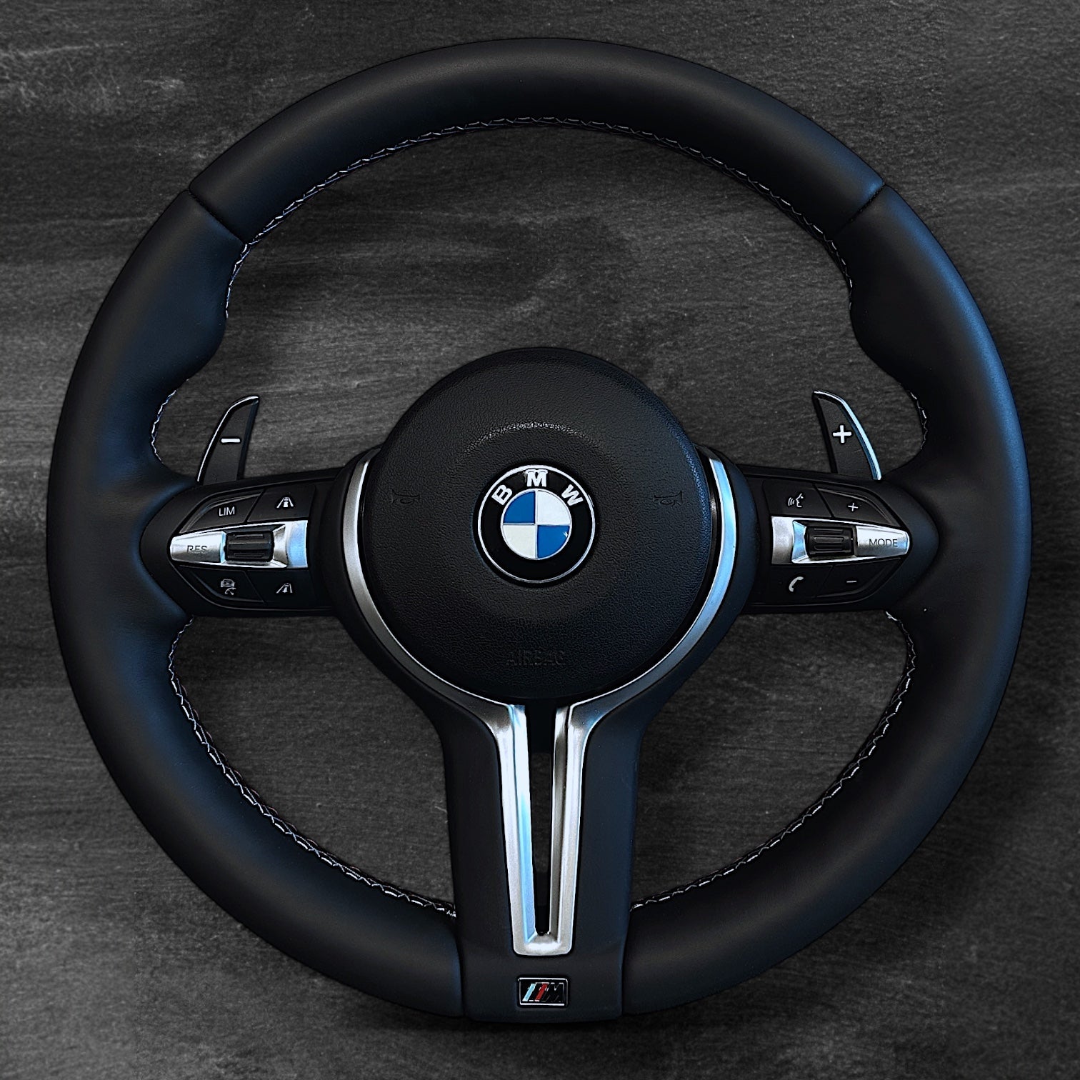 BMW F-Serie LCI Skinn Ratt m/ M-Sømmer