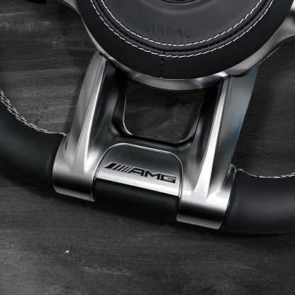 Mercedes-Benz AMG Ratt - Skinn m/ Skinn Airbag & Kromme Detaljer