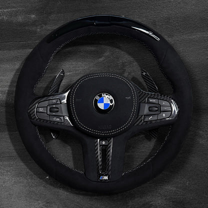 BMW G-Serie Ratt - Alcantara m/ Carbon detaljer & LED Display