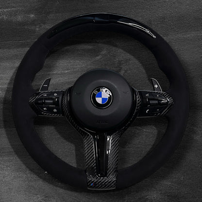 BMW F-Serie Ratt - Alcantara m/ LED Display & Carbon Detaljer