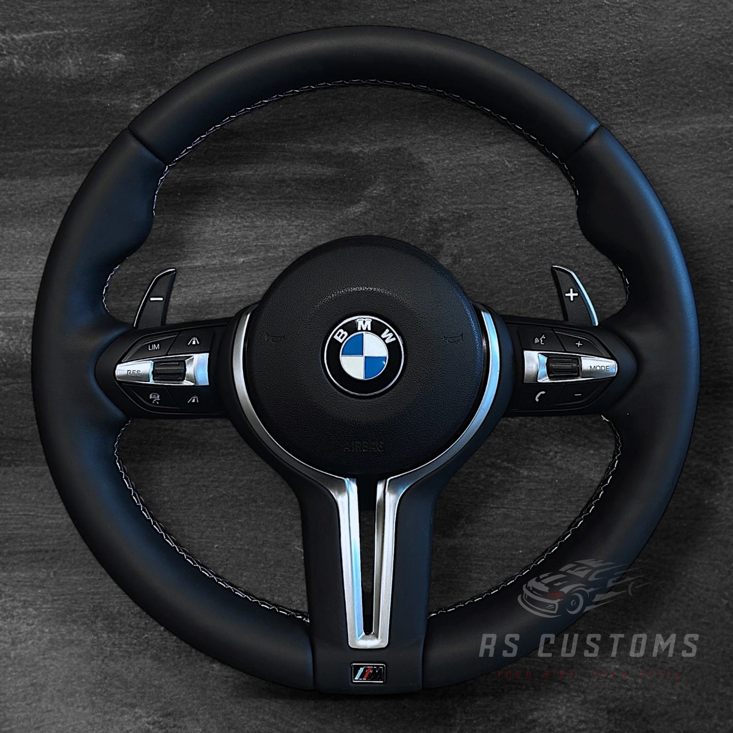 BMW F-Serie LCI Skinn Ratt m/ M-Sømmer