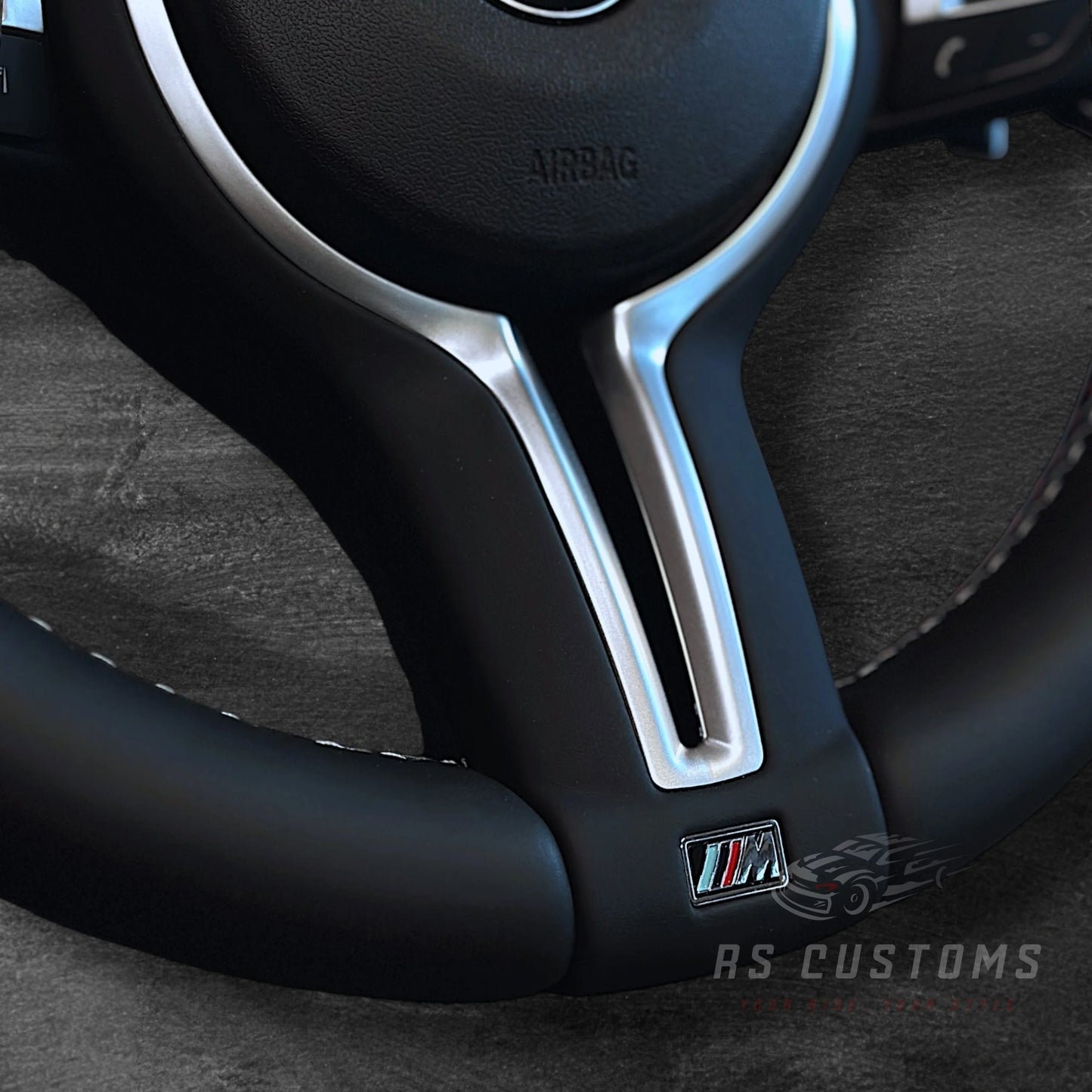 BMW F-Serie LCI Skinn Ratt m/ M-Sømmer