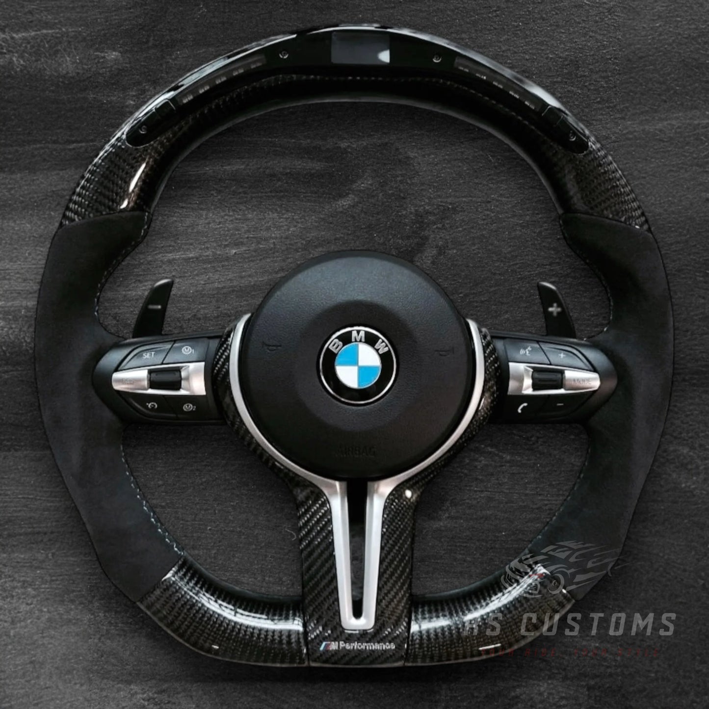 BMW F-Serie Ratt - Carbon & Alcantara m/ LED Display