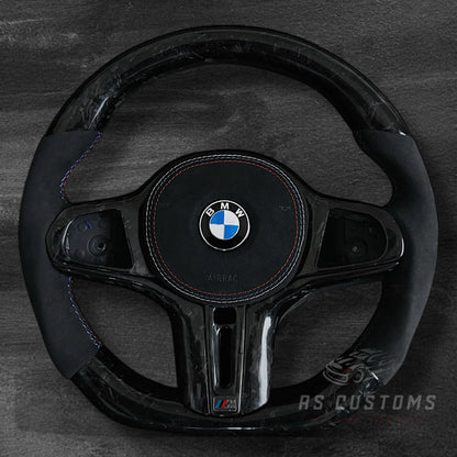 BMW G-Serie Forged Carbon / Alcantara Ratt m/ M-Sømmer