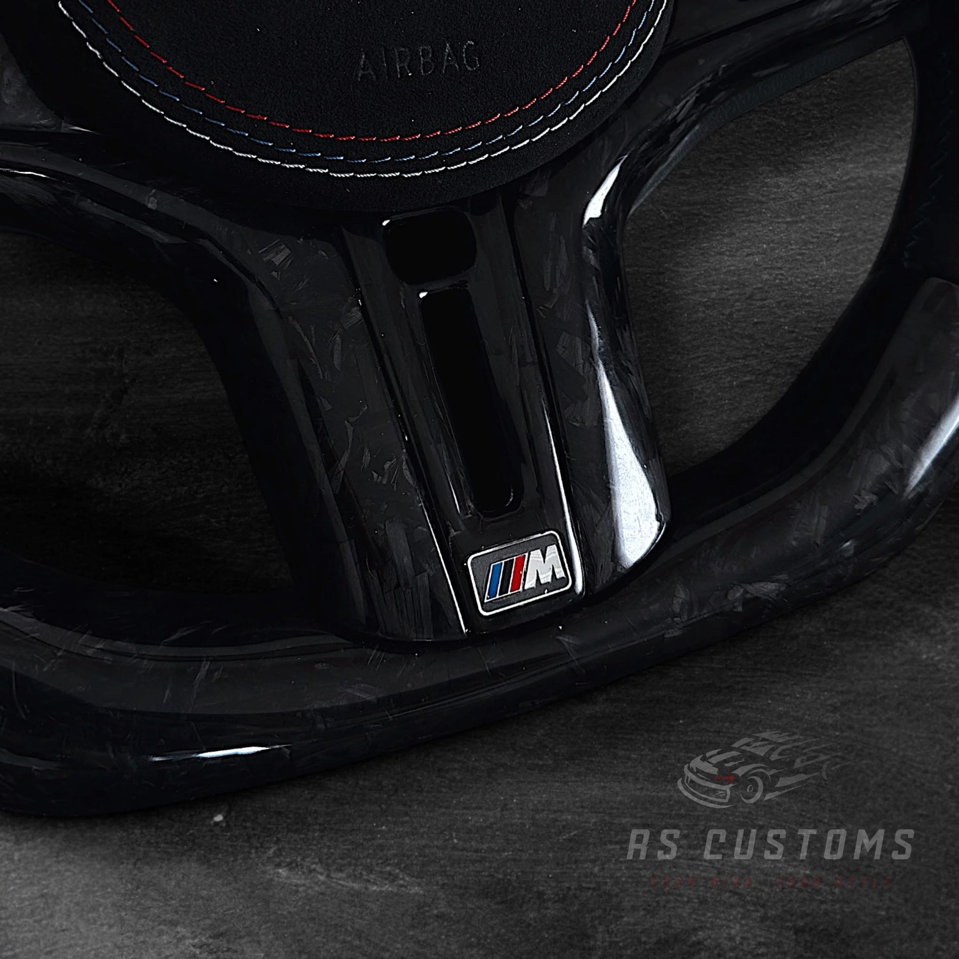 BMW G-Serie Forged Carbon / Alcantara Ratt m/ M-Sømmer