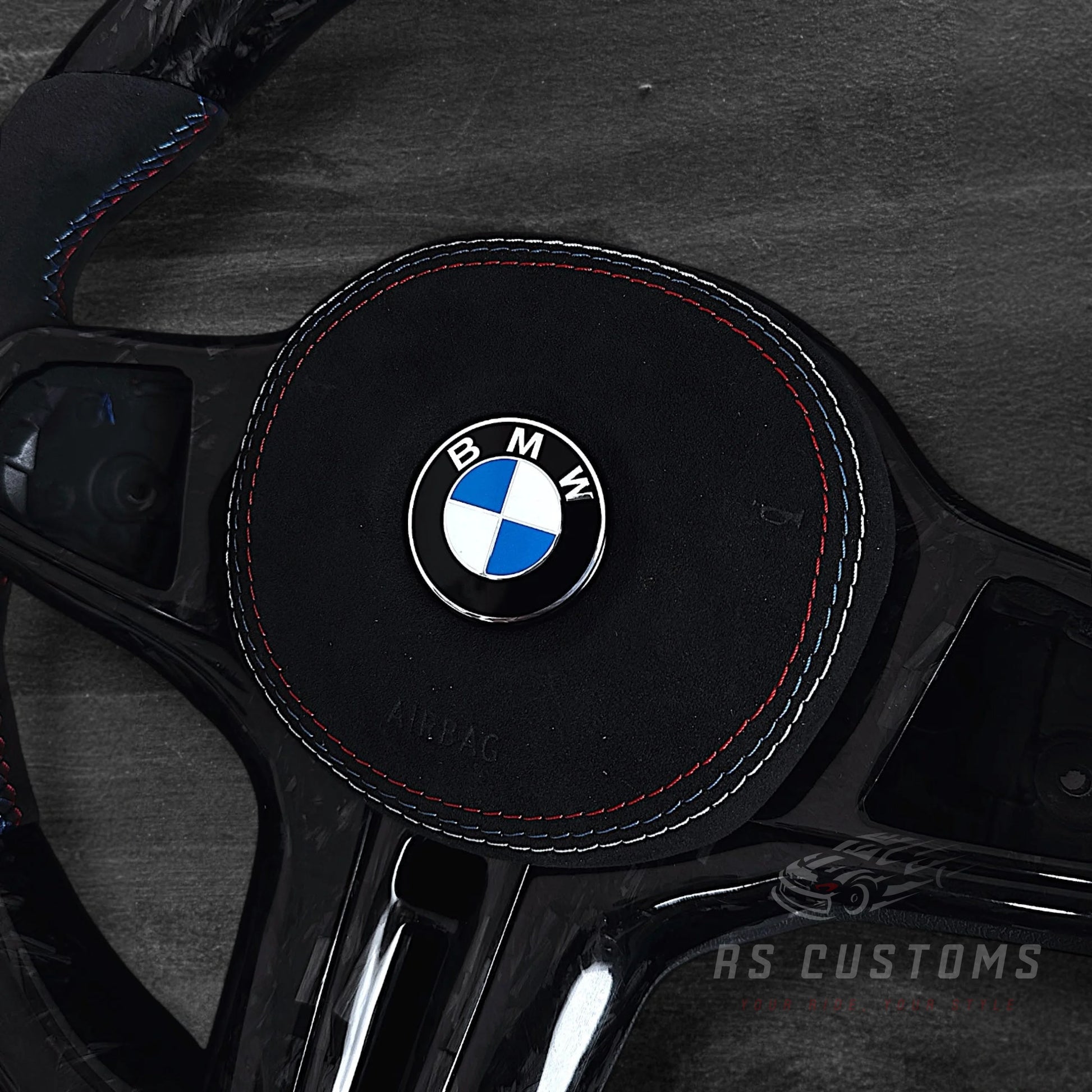 BMW G-Serie Forged Carbon / Alcantara Ratt m/ M-Sømmer