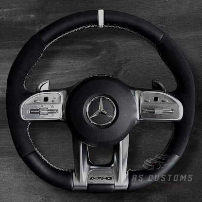 Mercedes AMG Ratt - Skinn & Alcantara