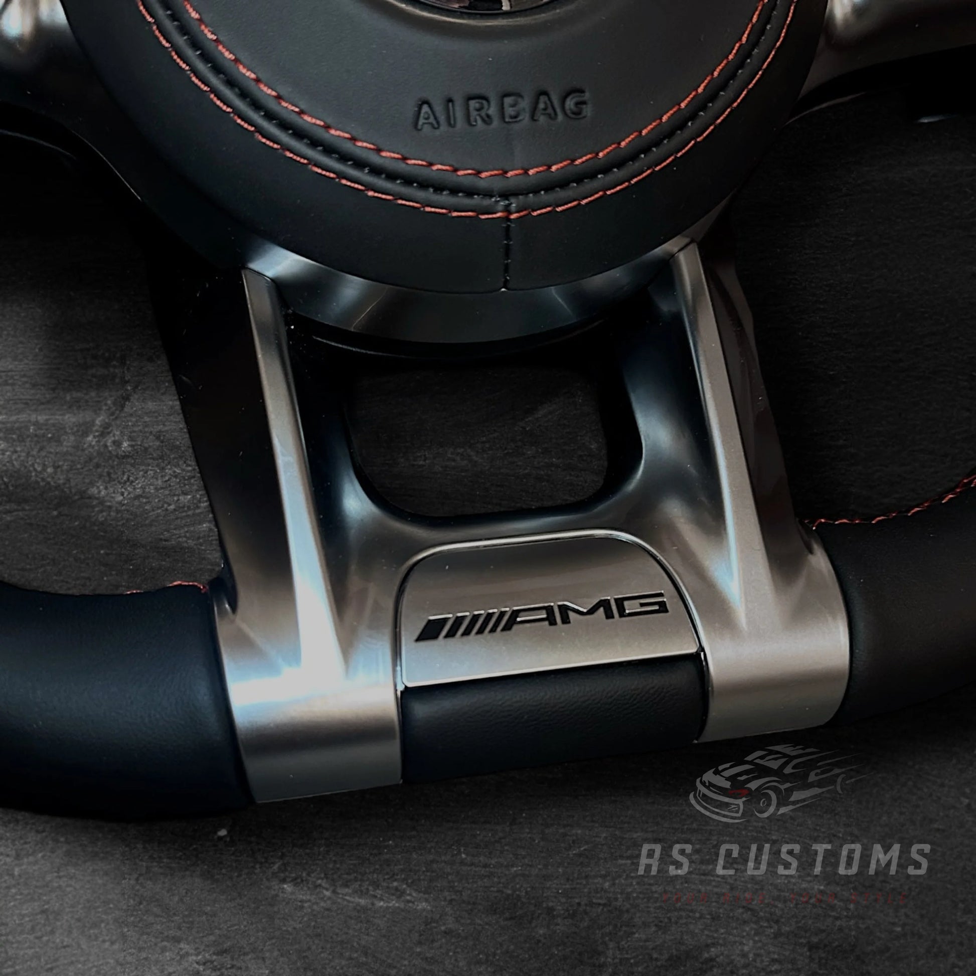 Mercedes AMG Skinn Ratt