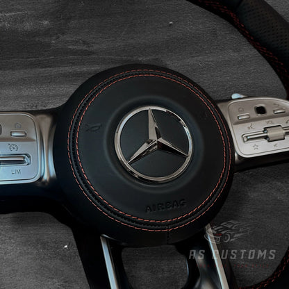 Mercedes AMG Skinn Ratt