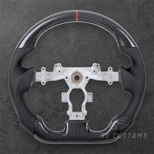 NISSAN R35 Pre-Facelift Carbon / Perforert Skinn Ratt