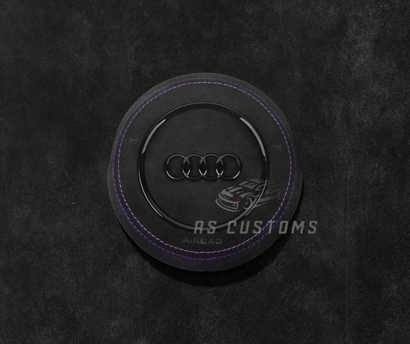 Custom AUDI RS Customs Audi custom airbag cover for A3, A4, A5, A6, RS3, RS6, TT, R8 and other 2010–2019 Audi models with leather, Alcantara and custom stitching options.G Series