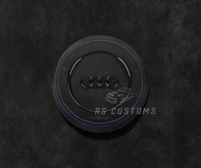 Custom AUDI RS Customs Audi custom airbag cover for A3, A4, A5, A6, RS3, RS6, TT, R8 and other 2010–2019 Audi models with leather, Alcantara and custom stitching options.G Series