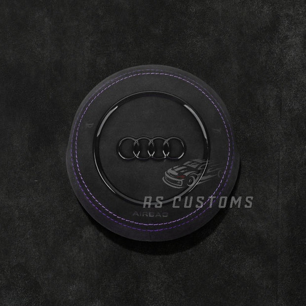 Custom AUDI RS Customs Audi custom airbag cover for A3, A4, A5, A6, RS3, RS6, TT, R8 and other 2010–2019 Audi models with leather, Alcantara and custom stitching options.G Series