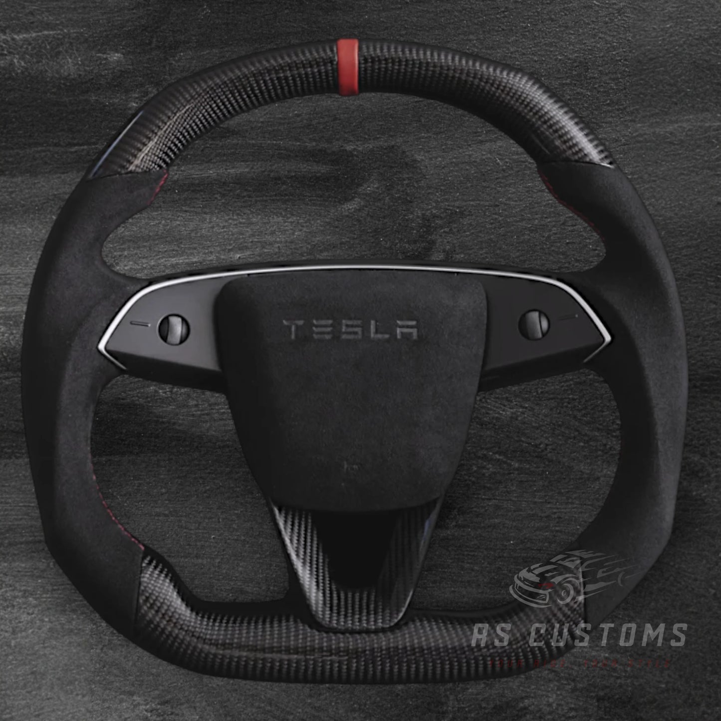 Tesla Model 3 / Y 2024+ - Carbon & Alcantara Ratt