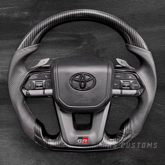 TOYOTA Supra MK5 Carbon / Perforert Skinn Ratt