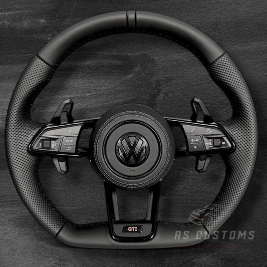 VOLKSWAGEN RS Style All-Black Skinn ratt