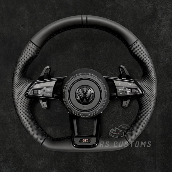 VOLKSWAGEN RS Style All-Black Skinn ratt