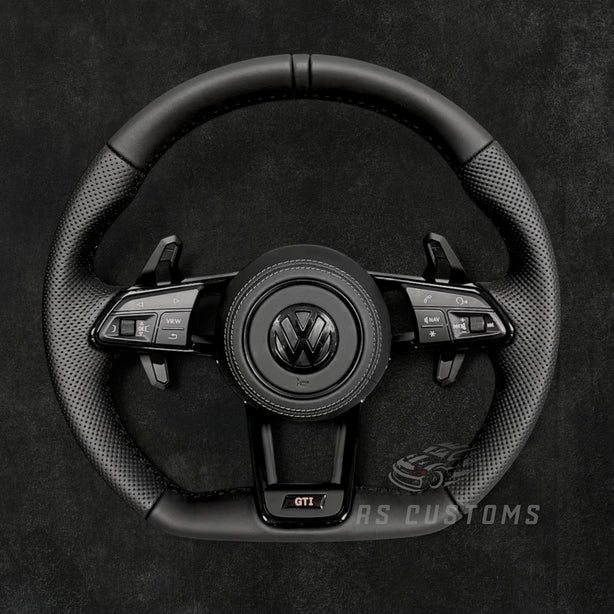 VOLKSWAGEN RS Style All-Black Skinn ratt