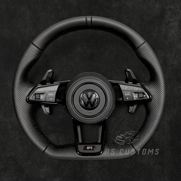 VOLKSWAGEN RS Style All-Black Skinn ratt