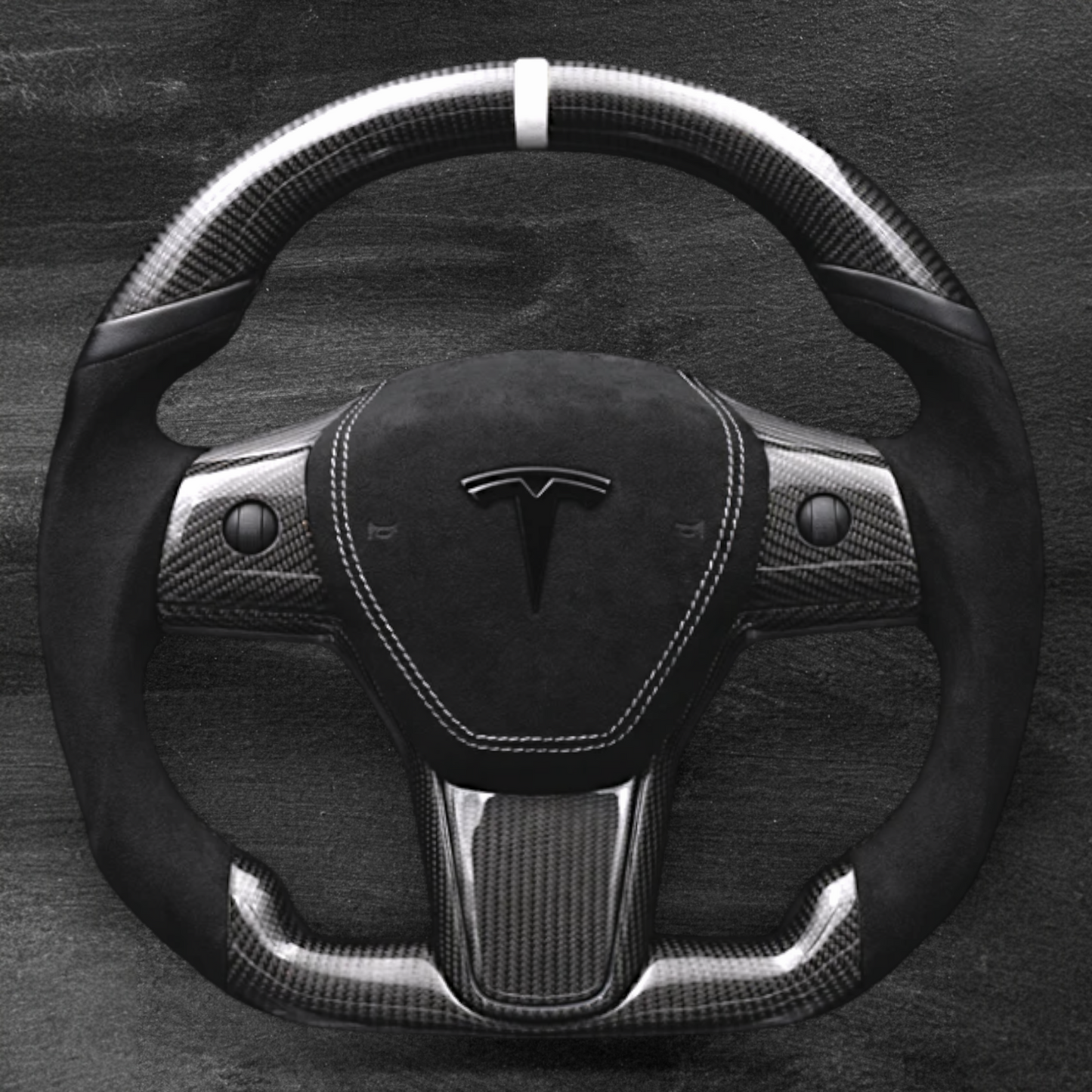 Tesla Model 3 / Y - Carbon & Alcantara Ratt